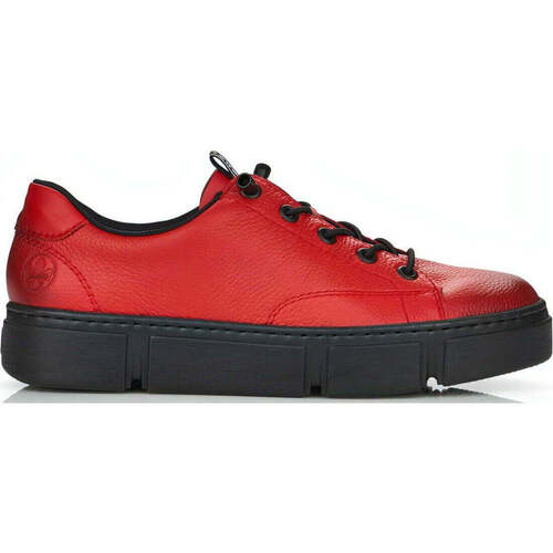 Schuhe Damen Sneaker Low Rieker  Rot