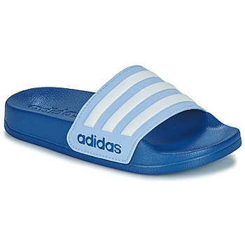 Schuhe Jungen Pantoletten Adidas Sportswear ADILETTE SHOWER K Blau / Weiss
