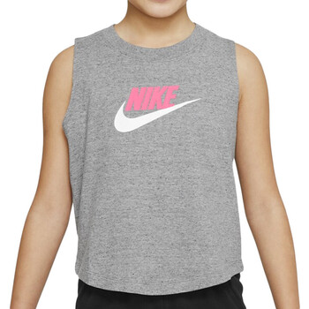 Kleidung Mädchen Tops Nike DO7161-091 Grau