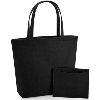 Taschen Damen Shopper / Einkaufstasche Bagbase BG721 Schwarz