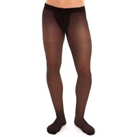 Unterwäsche Damen Strumpfwaren  Glamory transparente Herrenstrumpfhose Classic 20 DEN Weiss