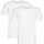 Kleidung Herren T-Shirts & Poloshirts Calvin Klein Jeans 2P S/S Crew Neck Weiss