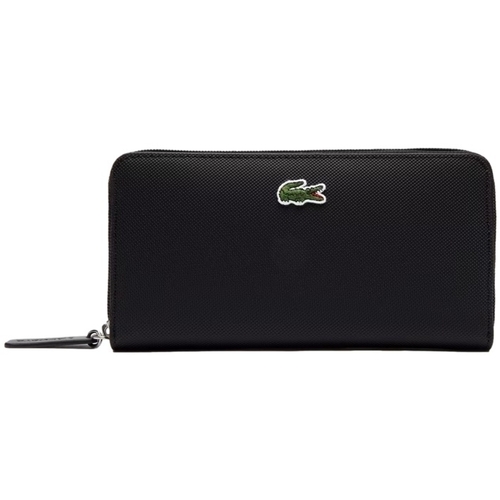 Taschen Damen Portemonnaie Lacoste L.12.12 Concept Zip Wallet - Noir Schwarz
