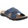Schuhe Herren Pantoffel Axa -28136A Blau