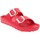 Schuhe Damen Pantoffel Axa -74101A Rot