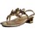 Schuhe Damen Zehensandalen Moda Positano pa48-23 Gold