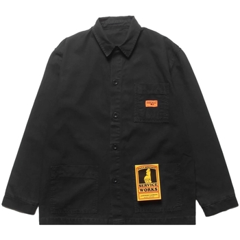 Kleidung Herren Mäntel Service Works Classic Coverall Jacket - Black Schwarz