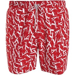 Kleidung Herren Shorts / Bermudas Calvin Klein Jeans KM0KM00802 Rot