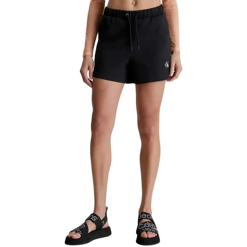 Kleidung Damen Shorts / Bermudas Calvin Klein Jeans Jersey Cotele Schwarz
