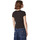 Kleidung Damen T-Shirts Tommy Jeans Mini logo flag Schwarz