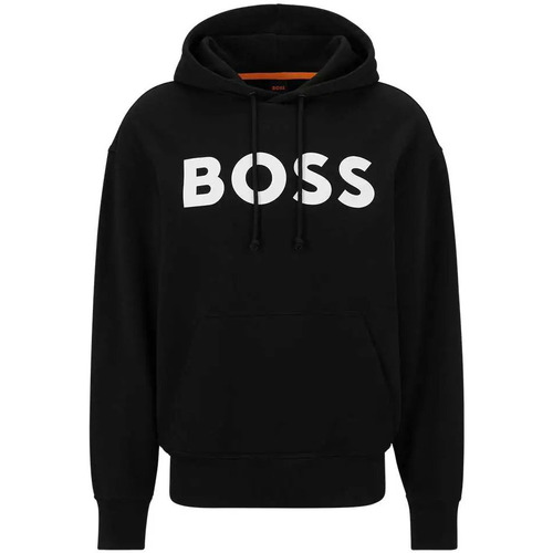Kleidung Herren Sweatshirts BOSS Classic front logo Schwarz