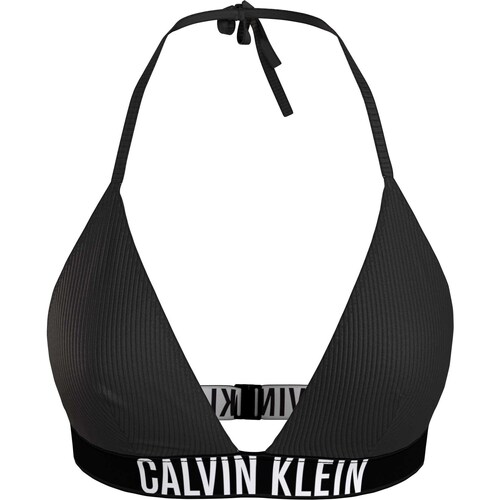 Kleidung Damen Bikini Calvin Klein Jeans Triangle-Rp Schwarz