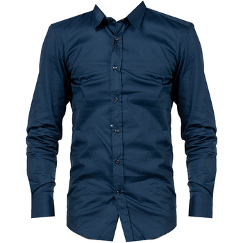 Kleidung Herren Langärmelige Hemden Antony Morato MMSL00375-FA450001 Blau