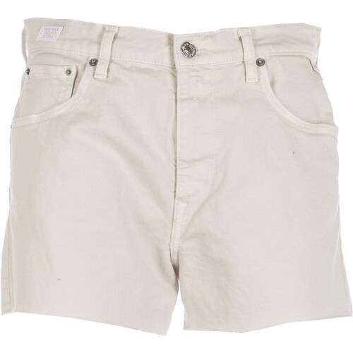 Kleidung Damen Shorts / Bermudas Replay Pantaloni Corti Beige