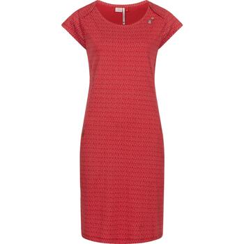 Kleidung Damen Kleider Ragwear Sommerkleid Rivan Print Rot