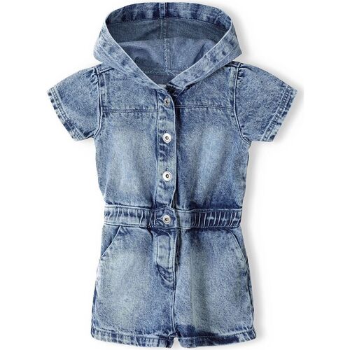 Kleidung Mädchen Overalls / Latzhosen Minoti Jeansoverall für Mädchen (3y-14y) Blau