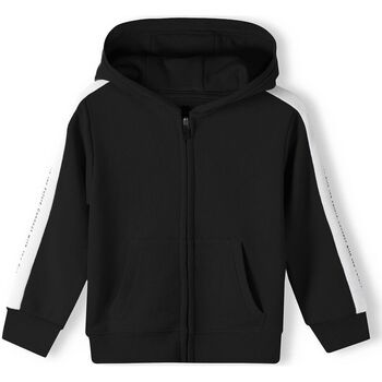 Kleidung Mädchen Sweatshirts Minoti Hoodie mit Zipper für Mädchen (12m-14y) Schwarz