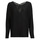 Kleidung Damen Pullover Only ONLKLEO BACK DETAIL Schwarz