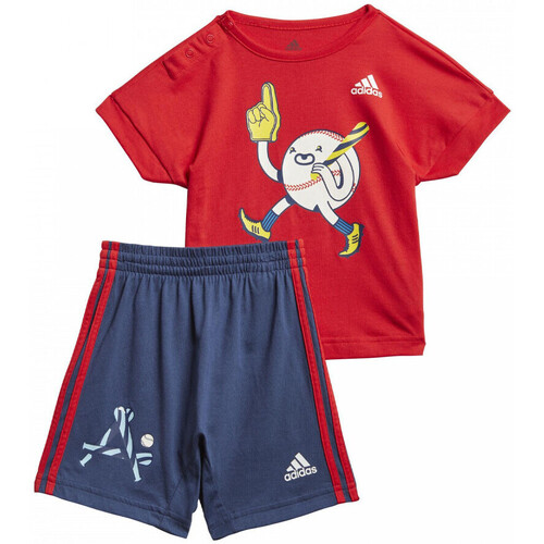 Kleidung Jungen Jogginganzüge adidas Originals FM6372 Rot