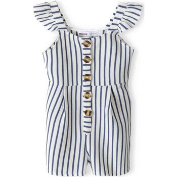 Kleidung Mädchen Overalls / Latzhosen Minoti Jumpsuit für Mädchen (12m-8y) Weiss