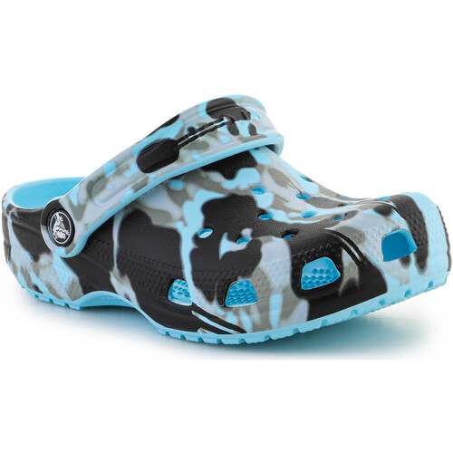 Schuhe Kinder Sandalen / Sandaletten Crocs Classic Spray camo Clog kids ARCTIC 208305-411 Multicolor