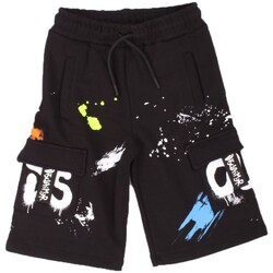 Kleidung Kinder Shorts / Bermudas Disclaimer 53815 Schwarz