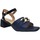 Schuhe Damen Sandalen / Sandaletten Anastasio a1689av-blu Blau
