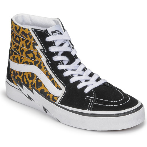 Schuhe Damen Sneaker High Vans UA SK8-Hi Bolt Schwarz / Leopard