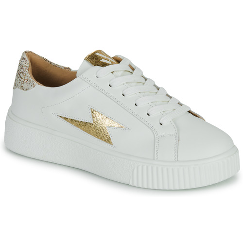 Schuhe Damen Sneaker Low Vanessa Wu JOYCE Weiss / Gold