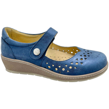 Schuhe Damen Ballerinas Calzaturificio Loren LOM2838bl Blau