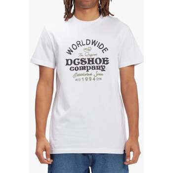 Kleidung Herren T-Shirts DC Shoes Camisetas  Higher Rank White Weiss