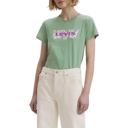 Kleidung Damen T-Shirts & Poloshirts Levi's  Grün