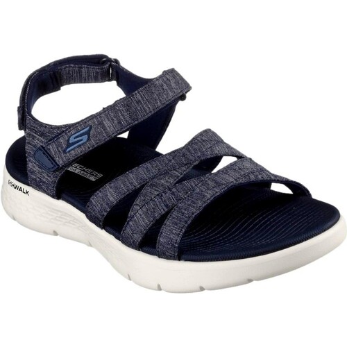 Schuhe Damen Sandalen / Sandaletten Skechers SANDALIAS  GO WALK FLEX 141450 Blau