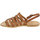 Schuhe Damen Sandalen / Sandaletten Gianluca - L'artigiano Del Cuoio 576 D CUOIO CUOIO Braun