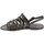 Schuhe Damen Sandalen / Sandaletten Gianluca - L'artigiano Del Cuoio 576 D MORO CUOIO Braun