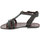 Schuhe Damen Sandalen / Sandaletten Gianluca - L'artigiano Del Cuoio 572 D MORO CUOIO Braun