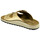 Schuhe Damen Sneaker Fly Flot ciabatte con 2 fibbie Gold
