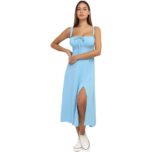 Kleidung Damen Kleider La Modeuse 67016_P155788 Blau