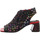 Schuhe Damen Sandalen / Sandaletten Simen Sandaletten 4717A ROT SCHWARZ Multicolor