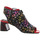 Schuhe Damen Sandalen / Sandaletten Simen Sandaletten 4717A ROT SCHWARZ Multicolor