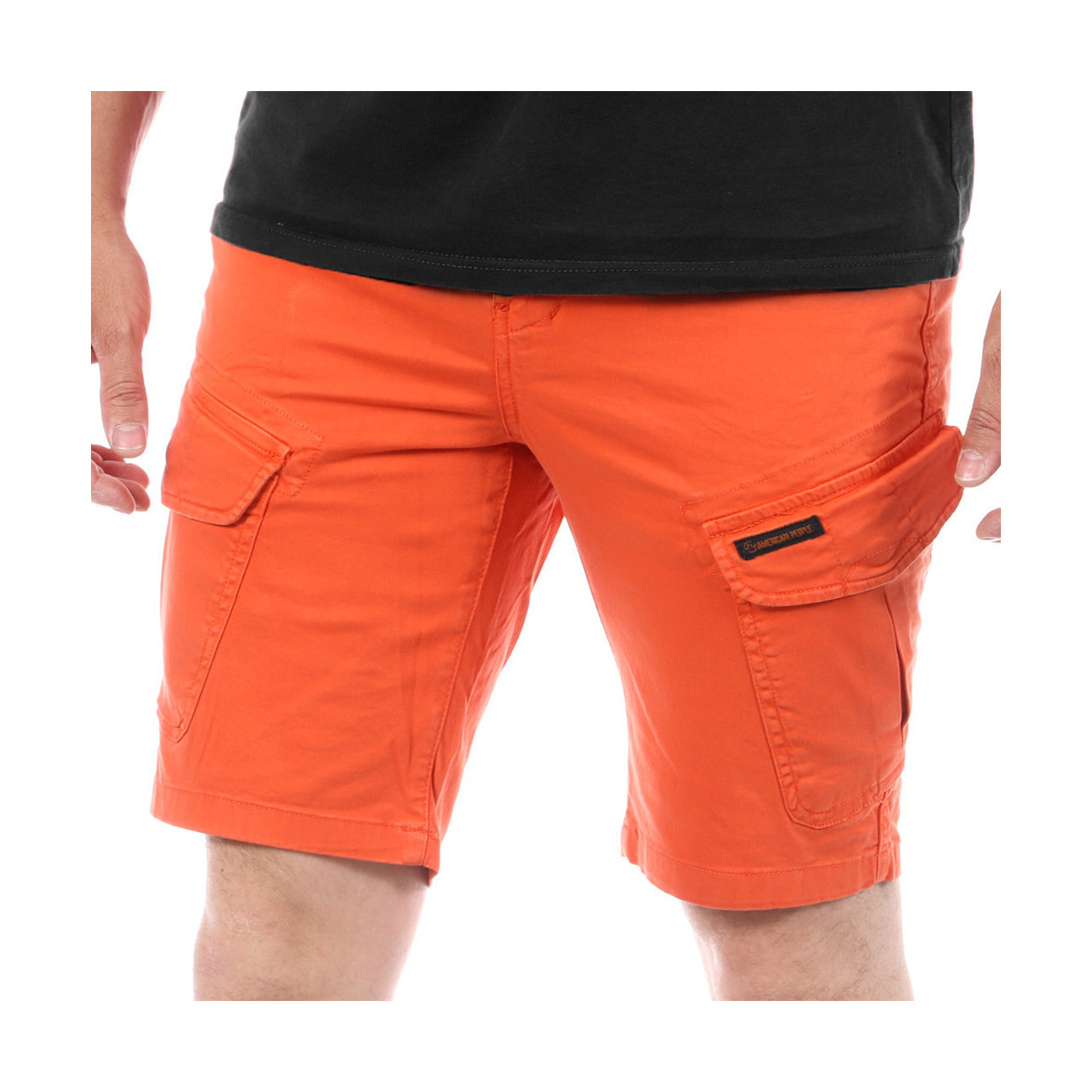 Kleidung Herren Shorts / Bermudas American People AS23-116-18 Orange