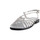 Schuhe Damen Sandalen / Sandaletten Pon´s Quintana 10380.000 Silbern