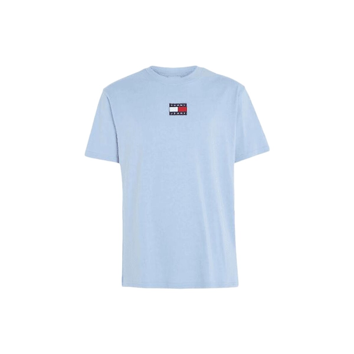 Kleidung Herren T-Shirts Tommy Jeans Original flag logo center Blau