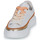 Schuhe Damen Sneaker Low JB Martin FLEUR Weiss / Orange