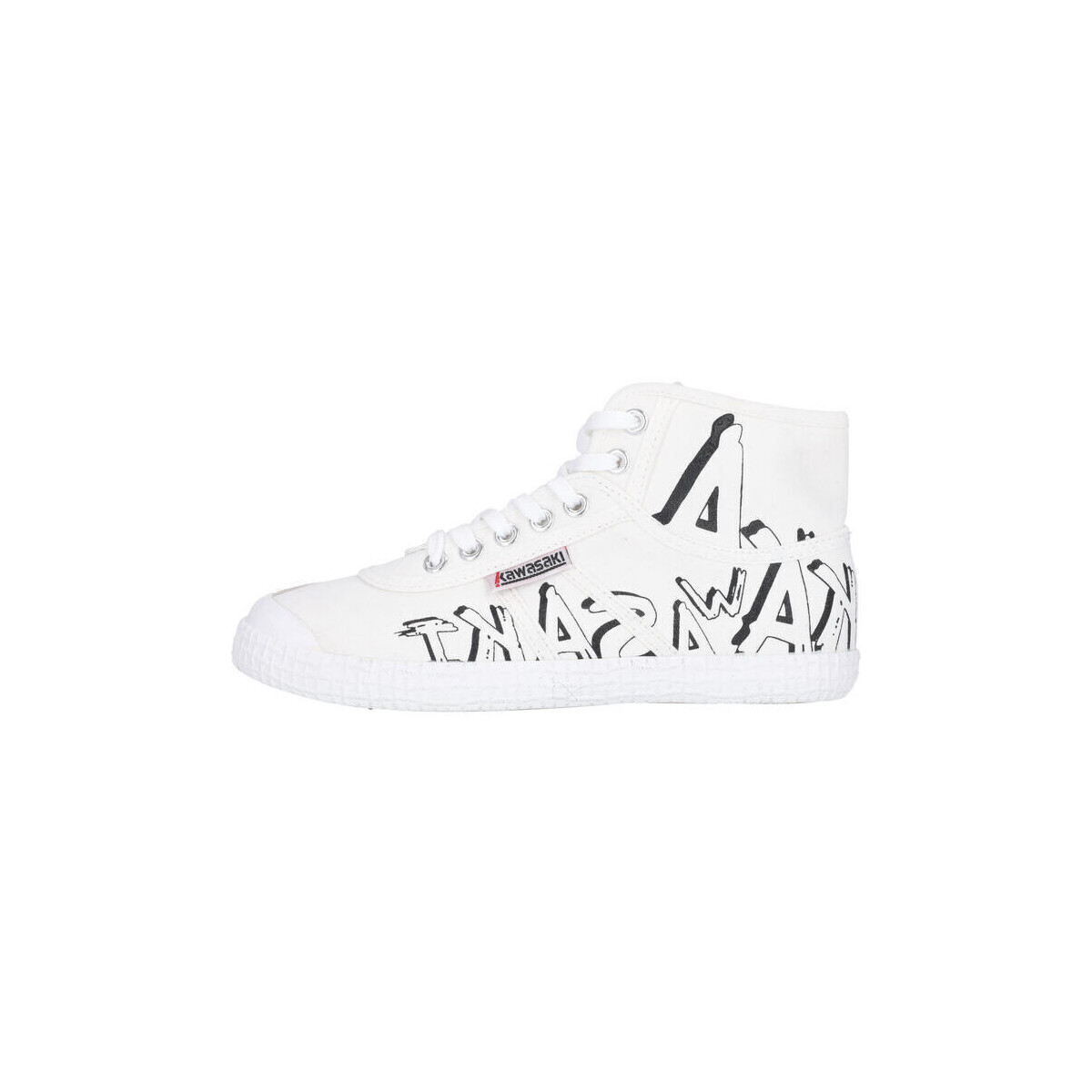 Schuhe Sneaker Kawasaki Graffiti Canvas Boot K202415-ES 1002 White Weiss