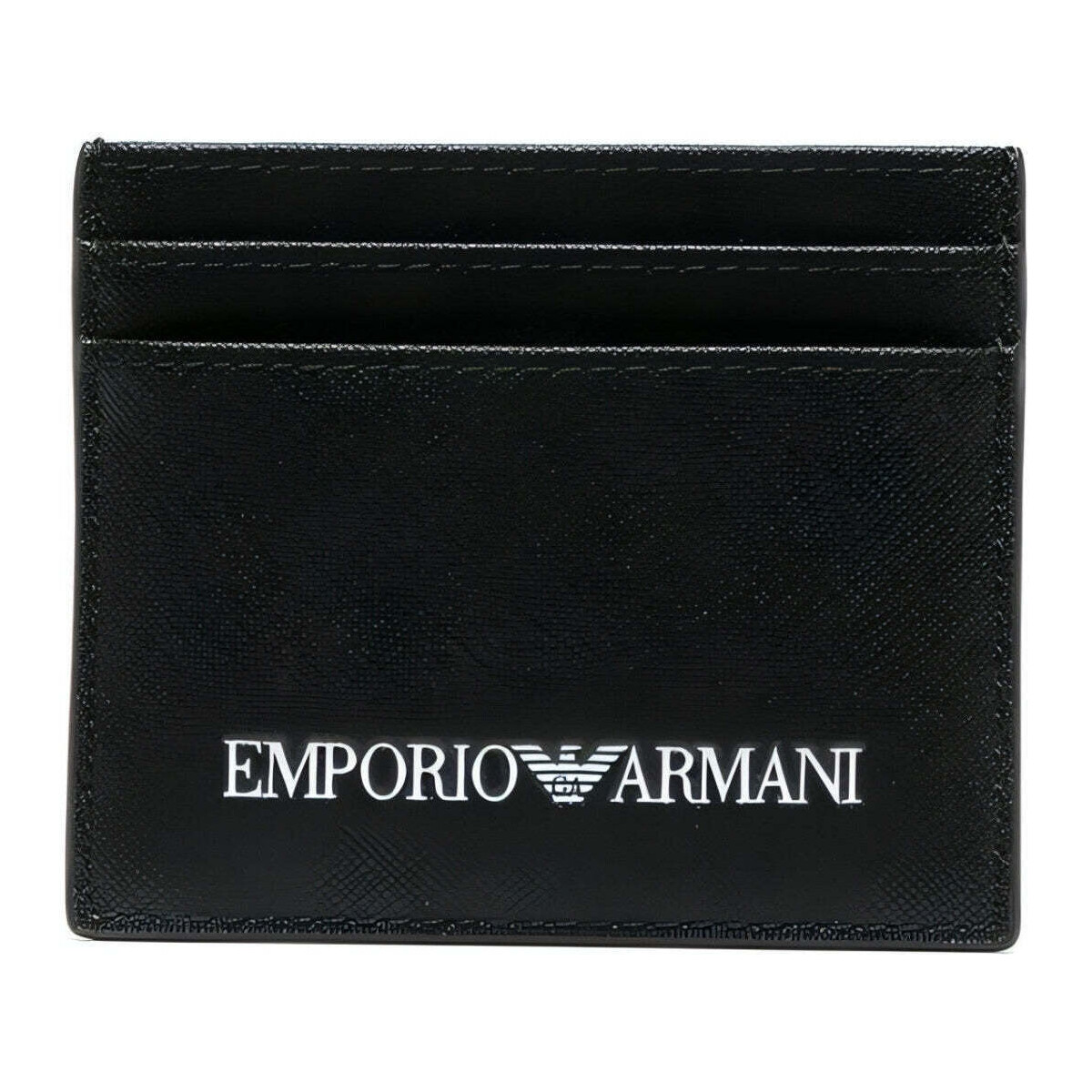 Taschen Herren Portemonnaie Emporio Armani  Schwarz