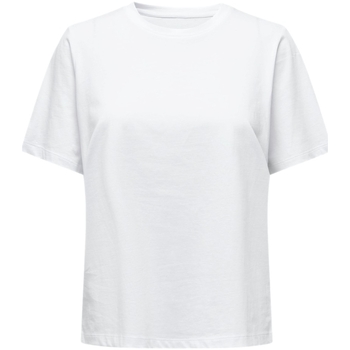 Kleidung Damen Sweatshirts Only T-Shirt  S/S Tee -Noos - White Weiss