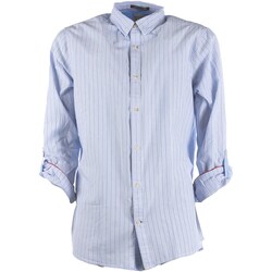 Kleidung Herren Langärmelige Hemden Scotch & Soda Regular-Fit Poplin Shirt With Sleeve Roll-Up Marine
