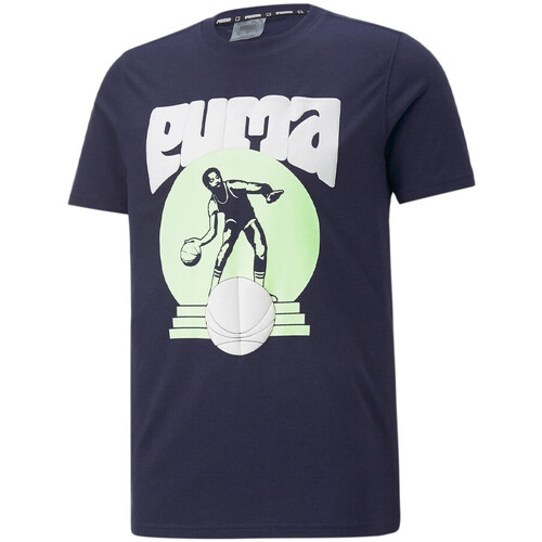 Kleidung Herren T-Shirts & Poloshirts Puma 536517-01 Blau