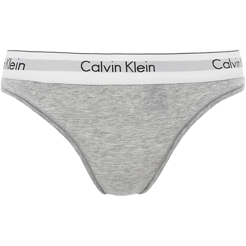 Unterwäsche Damen Slips Calvin Klein Jeans Bikini Panties Grau